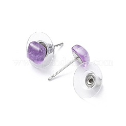 Natural Gemstone Stud Earrings for Women&nbsp;EJEW-K091-01P-A