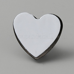 Metal Cell Phone Finger Ring Adhesive Metal Phone Finger Grip Loop Stand Heart Grip Holder Phone Charm Hook for DIY Hanging Supplies&nbsp;AJEW-WH0332-62B