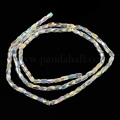 Electroplate Glass Beads Strands&nbsp;GLAA-P068-AB04