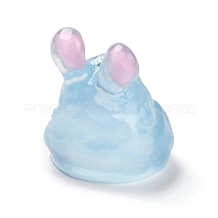Luminous Resin Cute Little Rabbit Ornaments&nbsp;RESI-I054-01D