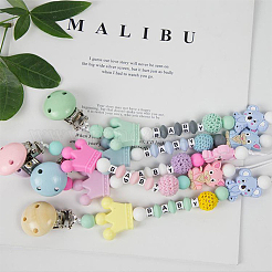 12Pcs 6 Colors Food Grade Eco-Friendly Silicone Beads&nbsp;SIL-HY0001-11