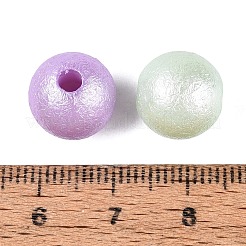 Luminous UV Plating Opaque Acrylic Beads&nbsp;OACR-Q204-12MM-01