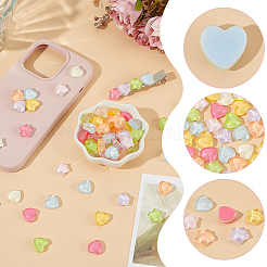 200Pcs 2 Styles Plastic Cabochons&nbsp;KY-AR0001-37