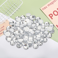 100Pcs Acrylic Rhinestone Cabochons&nbsp;TACR-CY0001-01A