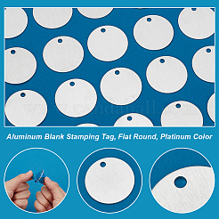 50Pcs Aluminum Pendants&nbsp;ALUM-BC0001-77