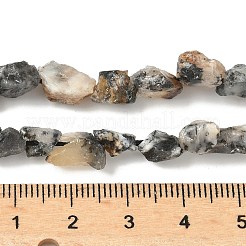 Raw Rough Natural African Black Opal Beads Strands&nbsp;G-M453-C05