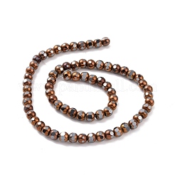 Electroplated Non-magnetic Synthetic Hematite Beads Strands&nbsp;G-G862-02D