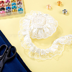 12.5 Yards Polyester Lace Ribbon&nbsp;OCOR-TA0003-85C