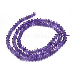 Natural Amethyst Beads Strands&nbsp;G-M353-A33-3.5-4mm