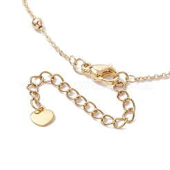 Brass Cable Chain Anklets&nbsp;AJEW-AN00601-03