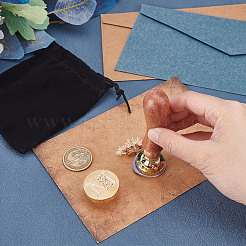 2Pcs 2 Styles Brass Stamp Heads&nbsp;DIY-CP0007-68B
