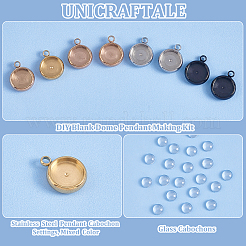 DIY Blank Dome Pendant Making Kit&nbsp;DIY-UN0005-02