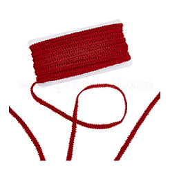 25M Polyester Braided Lace Trim&nbsp;OCOR-WH0082-300A