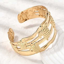 304 Stainless Steel Multi Layered Cuff Bangles for Women&nbsp;BJEW-L719-03B-G