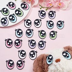 2 Sets Felt Craft Doll Eye&nbsp;AJEW-PH0006-60A