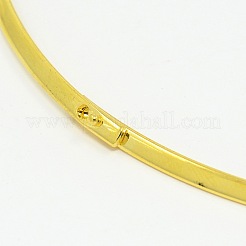 Brass Collar Necklace Making&nbsp;KK-D344-G