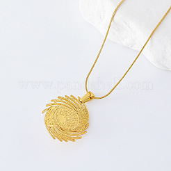 3Pcs Stainless Steel Pave Imitation Pearl Spiral Pendant Necklaces for Women&nbsp;KB7887
