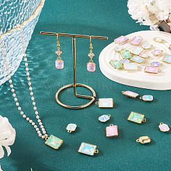40Pcs 10 Styles Glass Charms&nbsp;GLAA-TA0003-63