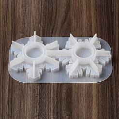 Christmas Snowflake DIY Candle Holder Silicone Molds&nbsp;DIY-F144-03