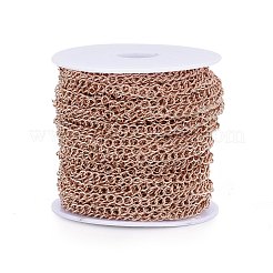 304 Stainless Steel Twisted Chains&nbsp;CHS-H020-10RG-25M