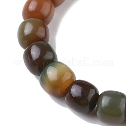 Bodhi Wood Column Beaded Stretch Bracelet for Women&nbsp;BJEW-YW0001-04B