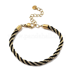 304 Stainless Steel Nylon Cord String Bracelets&nbsp;BJEW-Z124-01G