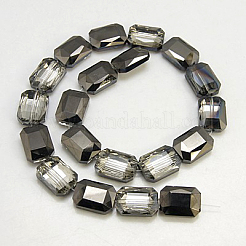 Electroplated Glass Beads&nbsp;EGLA-H002-A-08