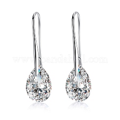 Platinum Tone Stainless Steel Dangle Earrings&nbsp;EJEW-EE0002-06A