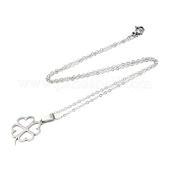 Non-Tarnish 201 Stainless Steel Pendants Necklaces&nbsp;NJEW-S105-JN717-45-1