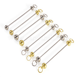16Pcs 8 Styles Alloy & Iron Bar Beadable Keychain Bar&nbsp;FIND-TA0006-55