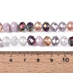 Electroplate Glass Beads Strands&nbsp;EGLA-N022-02A-A02