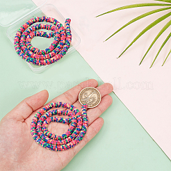 1 Strand Handmade Polymer Clay Beads Strand&nbsp;CLAY-PH0001-98