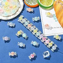 Baking Paint Transparent Acrylic Beads&nbsp;MACR-CJC0004-36