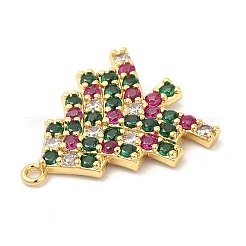 Rack Plating Brass Pave Cubic Zirconia Pendants&nbsp;KK-R150-06G