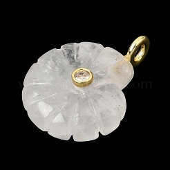 Natural Quartz Crystal Carved Pendants&nbsp;X-G-C282-01J