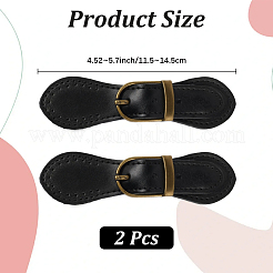 CutHollow 2Pcs Leather Toggle Buckle&nbsp;AJEW-CL0001-26A