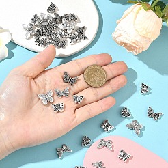 50Pcs 5 Styles Tibetan Style Alloy Beads&nbsp;FIND-YW0010-48
