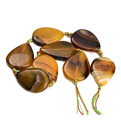 Natural Banded Agate/Striped Agate Beads Strands&nbsp;GG-CBAE0EB-01A-08