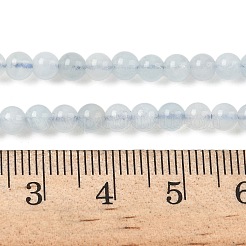 Natural Aquamarine Beads Strands&nbsp;G-D327-B01-4mm