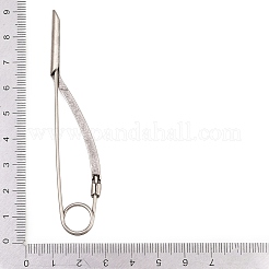 Alloy Extra Large Safety Pin Brooches&nbsp;JEWB-Z051-01P-02