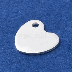 201 Stainless Steel Stamping Blank Tag Pendants&nbsp;STAS-I100-10S