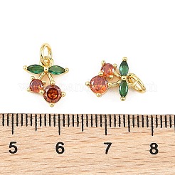 SHEGRACE Brass & Cubic Zirconia Charms&nbsp;XGRQ1R992-360G