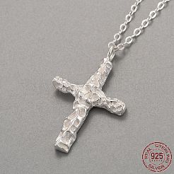 925 Sterling Silver Pendant Necklaces&nbsp;NJEW-H209-12P
