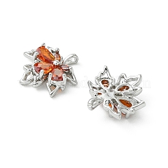 SHEGRACE Brass Cubic Zirconia Charms&nbsp;XGRQ3P644-614P