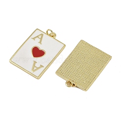 Brass Enamel Pendants&nbsp;KK-I358-014G