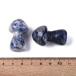 Natural Blue Spot Jasper Mushroom Display Decorations&nbsp;G-Q602-03G