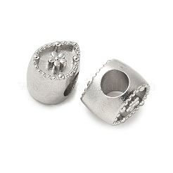 304 Stainless Steel European Beads&nbsp;STAS-D307-03B-P