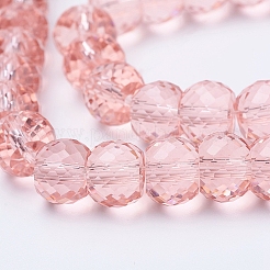 Transparent Glass Beads Strands&nbsp;EGLA-E045-B02