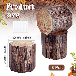 8Pcs Tree Trunk Paper Packing Boxes&nbsp;CON-GA0001-33