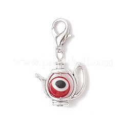 Kettle Alloy Pendant Decorations&nbsp;HJEW-JM03384